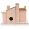 Cody Foster 7.0 Inch Pink Palm Spring House Christmas Putz House , Christmas Decor Mid Century Modern